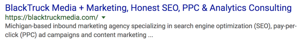 Google Snippet for BlackTruck Media Google Snippet for BlackTruck Media