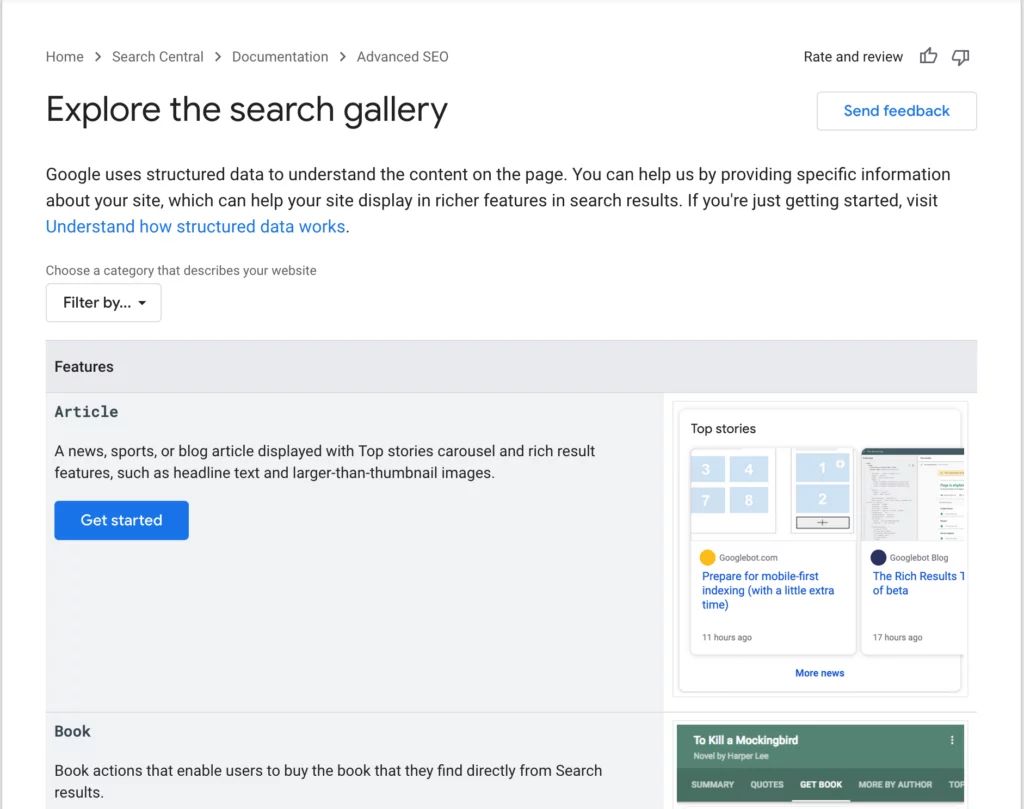 Google Search Gallery at Google I/O
